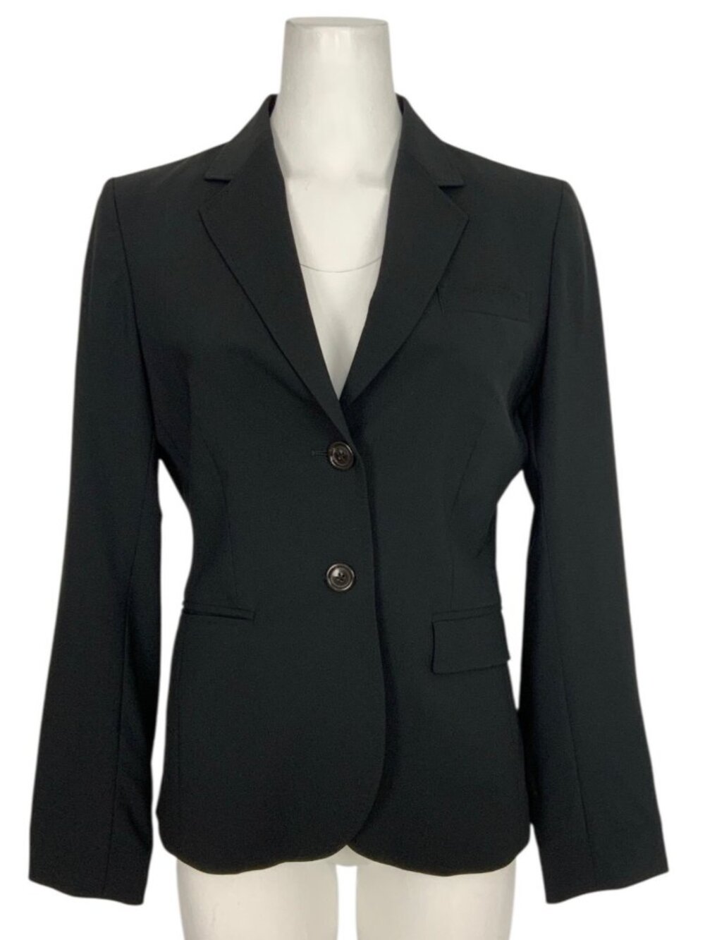 Banana Republic Wool Blend Blazer 8 Black